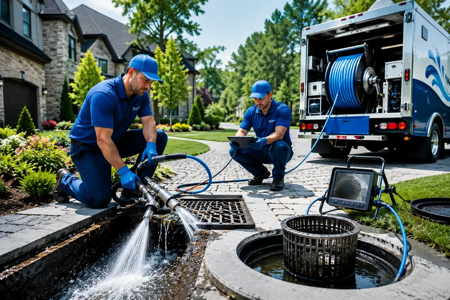 Local outdoor drain cleaning professionals in Roundhill, KY